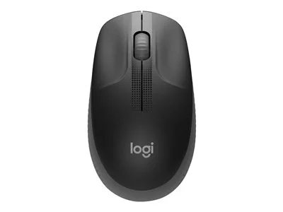 Logitech M190 Full-Size Wireless Mouse - Charcoal