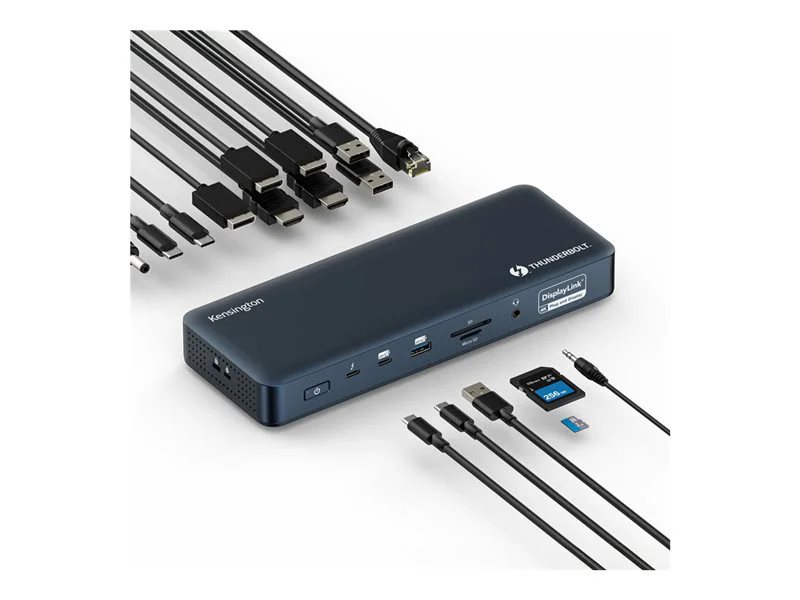 Kensington SD5900T EQ Thunderbolt 4 Quad 4K 40Gbps Dock with