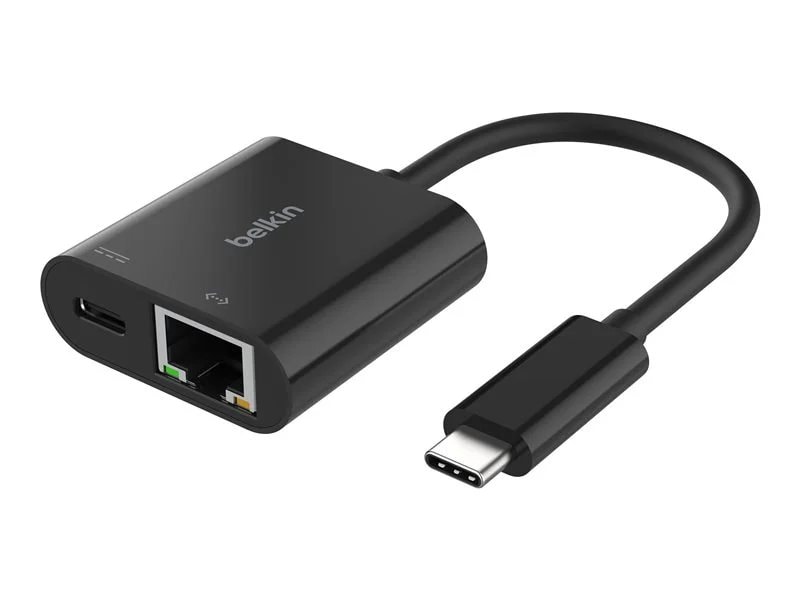 Belkin Connect USB-C to Gigabit Ethernet & 100W Charging Adapter