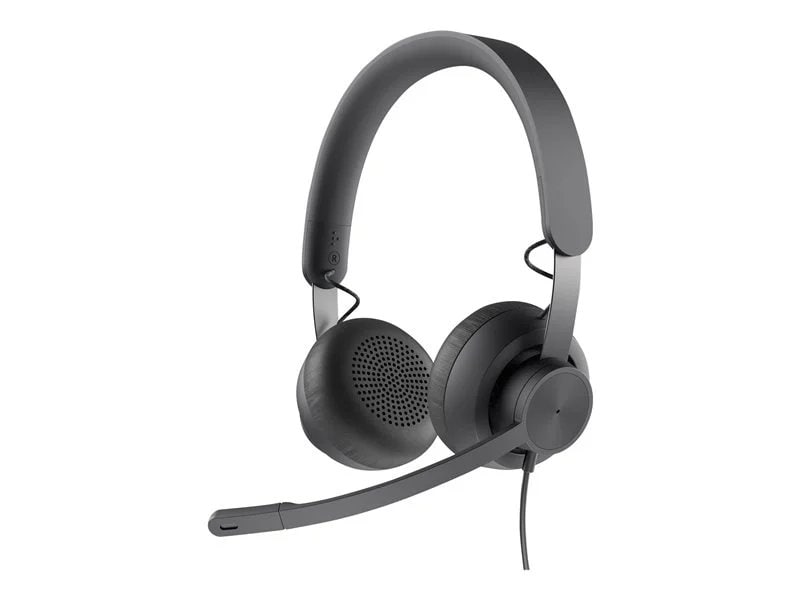 ヘルゾエディオ Logitech Zone 750 Wired USB Noise Cancelling On-Ear Headset