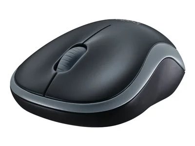 Logitech M185 Wireless Mouse with USB Mini Receiver - Swift Grey