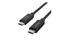 Belkin Connect USB4 Cable, 240W + 20Gbps, 6.6 ft - Black