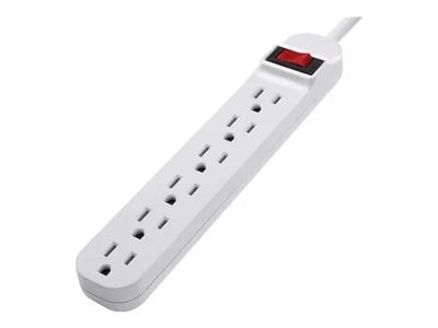 Image of Belkin 6-Outlet Power Strip - White