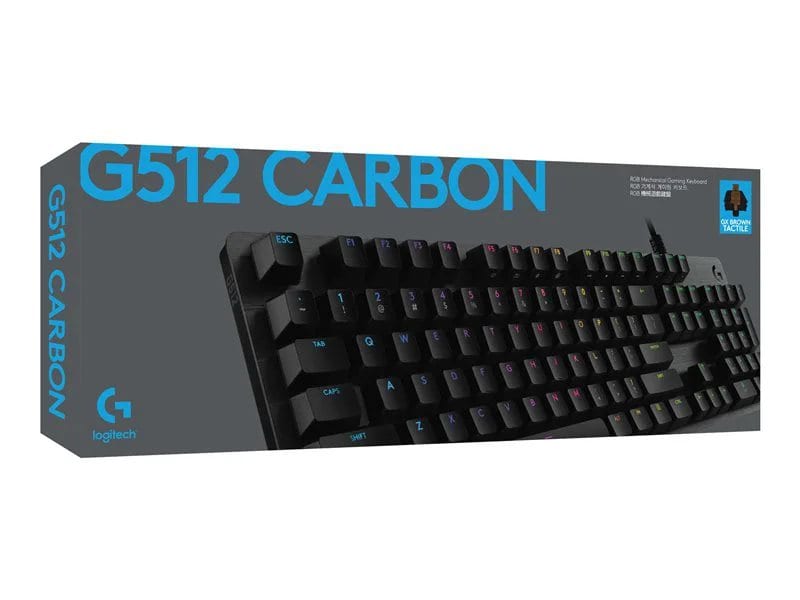 Logitech G512 CARBON LIGHTSYNC RGB Mechanical Gaming Keyboard with