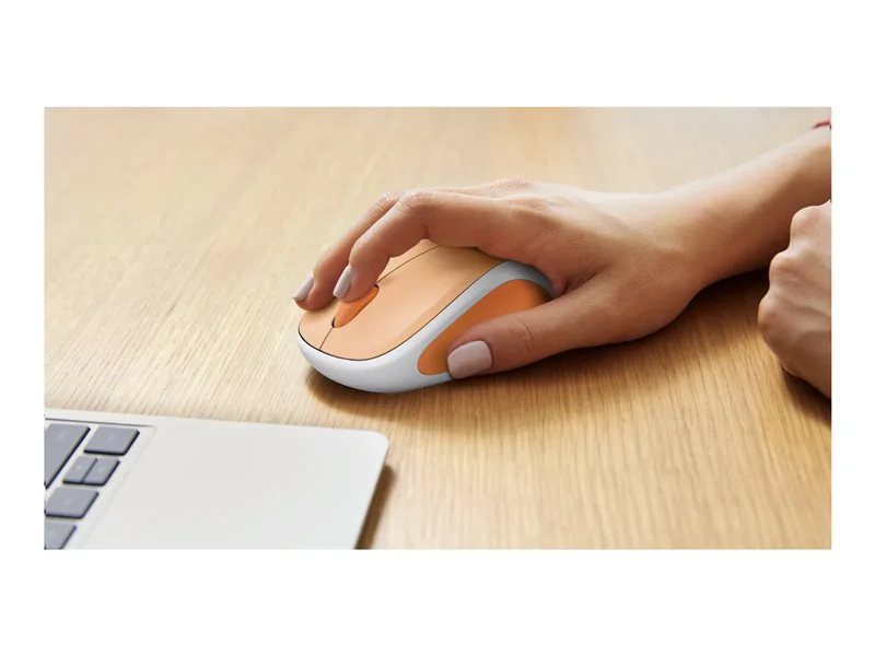 Logitech Design Collection Wireless Mouse - Light Orange