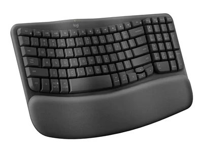 

Logitech Wave Keys Wireless Ergonomic Keyboard - Graphite