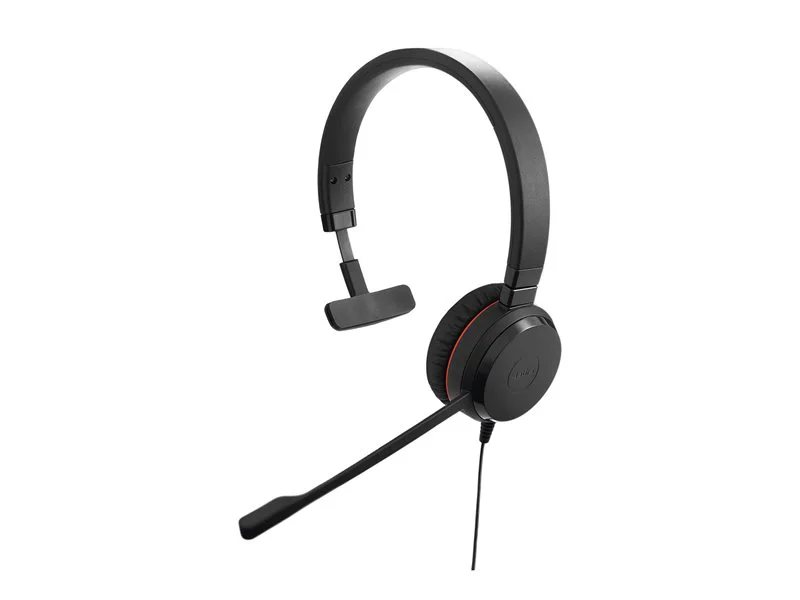 Jabra EVOLVE 20 UC USB-A Wired Mono Headset - Black | 78011460