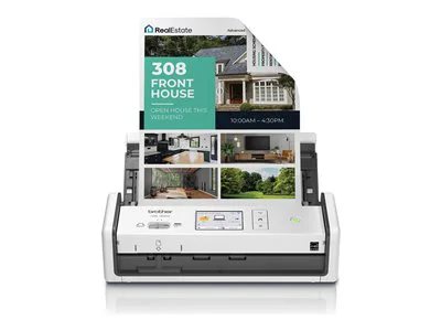 Brother ADS-1800W Compact Wireless Duplex Desktop Scanner with Single Pass Double-Sided Scanning