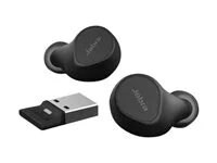 Jabra Evolve2 Buds USB-A UC True Wireless Earbuds with mic - Black