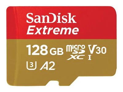 

SanDisk 128GB Extreme UHS-I microSDXC Memory Card with SD Adapter