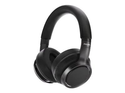 

Philips H9505 Hybrid Active Noise Canceling (ANC) Over Ear Wireless Bluetooth Pro-Performance Headphones with Multipoint Bluetooth Connection - Black