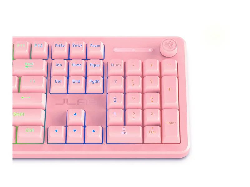 JLab Nightfall Wired Gaming Keyboard - Pink | 78818762 | Lenovo US