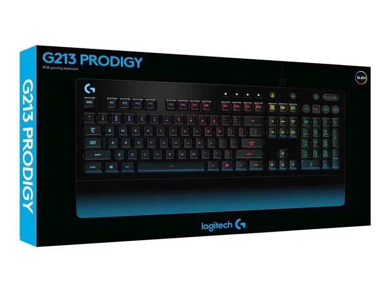 Logitech G G213 Prodigy RGB Backlit Gaming Keyboard