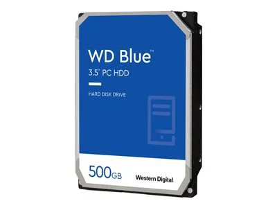 

WD Blue 500GB PC Desktop Hard Drive, 7200 rpm, 32MB cache