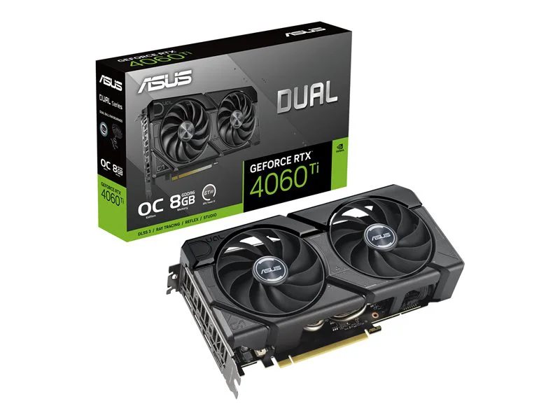 ASUS Dual GeForce RTX™ 4060 Ti EVO OC Edition 8GB GDDR6 Gaming