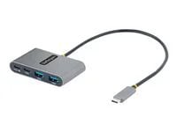 StarTech 4 Port USB-C Hub with 2x USB-A Ports and 2x USB-C Ports