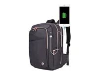 Swissdigital Katy Rose Massaging Backpack for up to 15.6" Laptops - Black