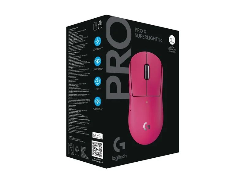Logitech G Pro X SUPERLIGHT 2c LIGHTSPEED Wireless Gaming Mouse