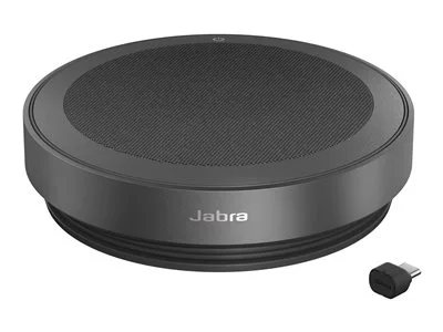 Jabra Speak 2 75 UC Link 380a WIreless Bluetooth Hands-free Speakerphone - Dark Gray
