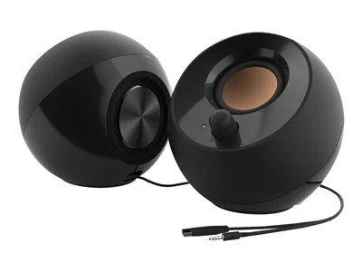 Image of Creative Labs Pebble V2 USB Type-C Powered Desktop Speakers - Black