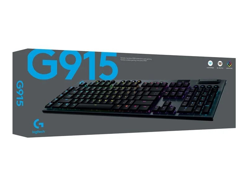 Logitech G915 TKL Tenkeyless LIGHTSPEED Wireless RGB Mechanical