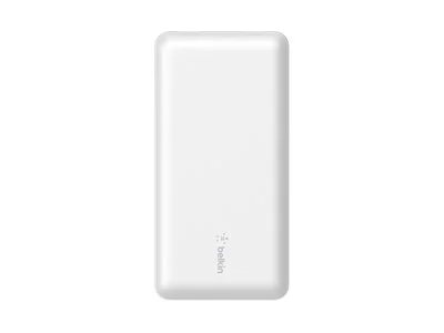 Belkin BoostCharge 20K USB-A & USB-C Power Bank, 15W - White