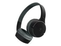 Belkin SOUNDFORM Mini Wireless Headphones for Kids - Black