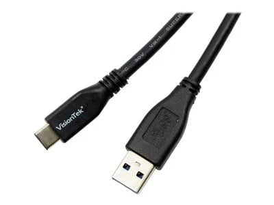 

VisionTek USB-C to USB-A Cable - Black