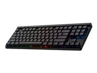 Logitech G G515 LIGHTSPEED TKL Wireless RGB Mechanical Gaming Keyboard, Tactile - Black | 78805596 | Lenovo US Logitech G G515 LIGHTSPEED TKL Wireless RGB Mechanical Gaming Keyboard, Tactile - Black | 78805596 | Lenovo US