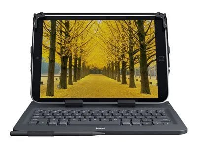 Image of Logitech Universal Folio Keyboard Case with Bluetooth for 9-10 inch tablets