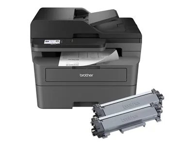 Brother MFC-L2820DW XL Wireless Compact Monochrome All-in-One Laser Printer with Copy, Scan and Fax