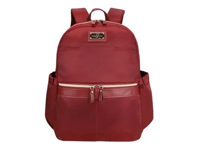 Sandy Lisa Laguna Backpack for Laptops up to 14 inches - Burgundy