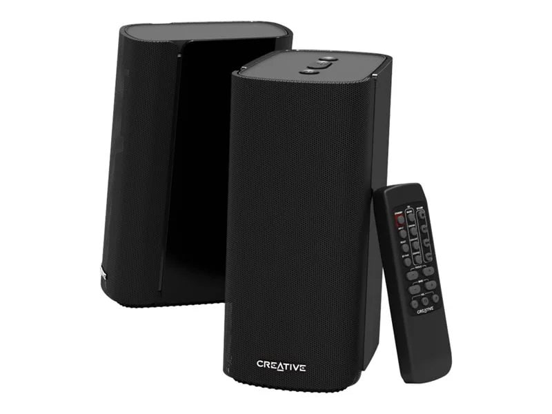 Creative Labs T100 2.0 Bluetooth Speaker System - Black