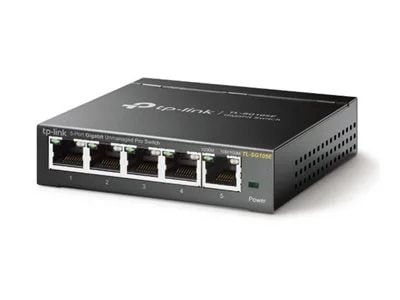 TP-Link TL-SG105E 5 Port Gigabit Easy Smart Switch, Plug & Play, Support QoS & Vlan