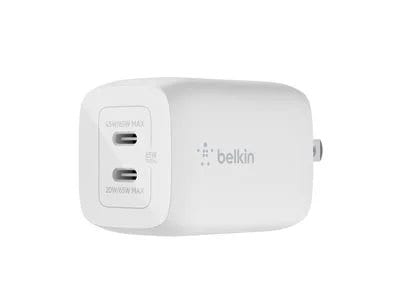 【中古】Belkin BOOST CHARGE PRO Belkin BoostCharge Pro: Dual USB-C Wall Charger - White