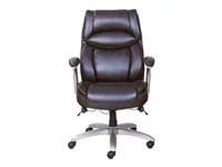 Serta Smart Layers Jennings Bonded Leather High-Back Big And Tall Chair, Brown