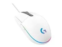 Logitech G203 LIGHTSYNC Wired Optical Gaming Mouse - White