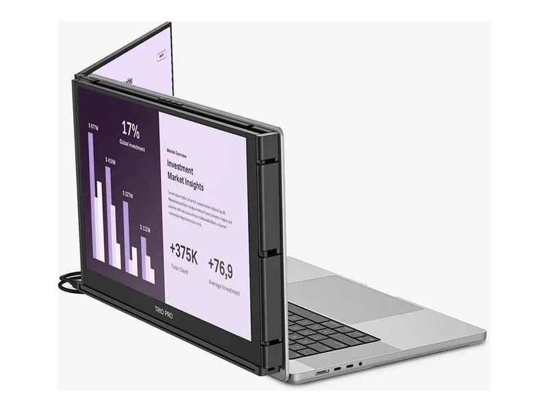 Mobile Pixels The Trio 3.0 Pro 1400p QHD Triple Laptop Screen