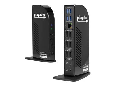 その他 plugable USB-C 4K DOCKING STATION Plugable USB-C Docking Station, 4K Triple Monitors, 100W
