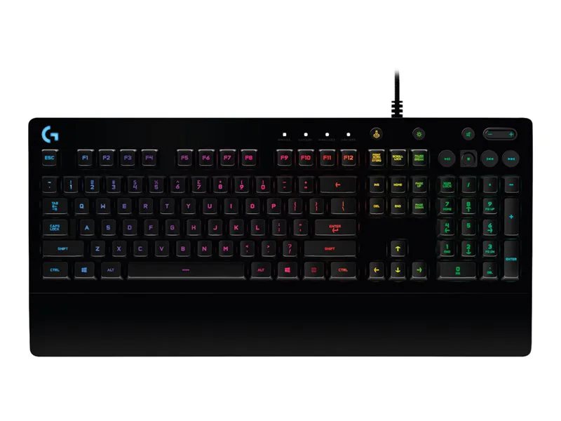 Logitech G213 Prodigy RGB Gaming Keyboard Prodigy RGB Gaming Keyboard - Cable Connectivity - USB 2.0 Interface - PC - Black