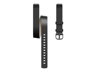 

Fitbit Luxe Horween Leather Double Wrap Band, One Size - Black