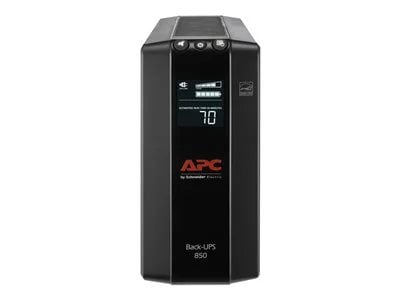 

APC Back-UPS 850, Compact Tower, 850VA, 120V, AVR, LCD, 8 NEMA outlets (4 surge)