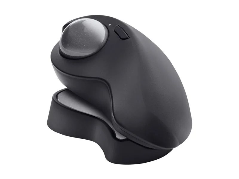 Logitech MX ERGO S Plus Wireless Ergonomic Trackball Mouse