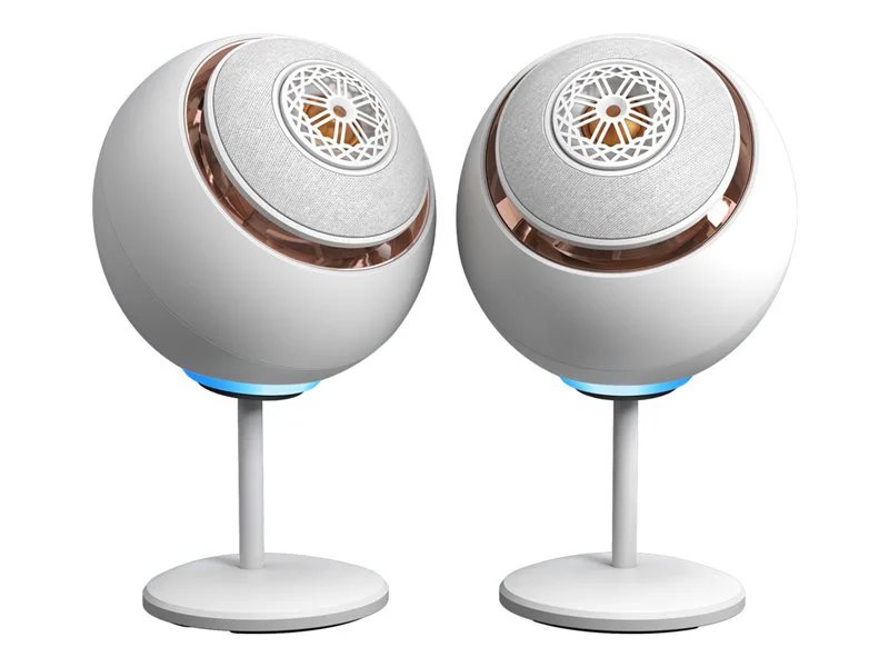 Creative Labs Pebble Nova 2.0 USB-C Desktop Speakers - White