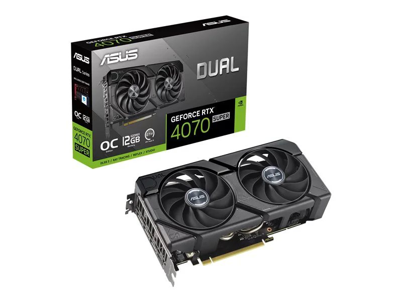 ASUS Dual GeForce RTX™ 4070 SUPER EVO OC Edition 12GB GDDR6X