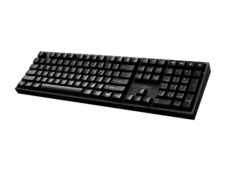 Adesso EasyTouch 670 Mechanical Keyboard with CoPilot AI Hotkey - Black - image 9