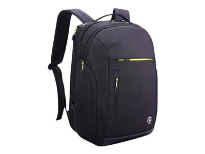 

Swissdigital Java Black Business Travel Backpack for up to 17" Laptops - Black & Lime