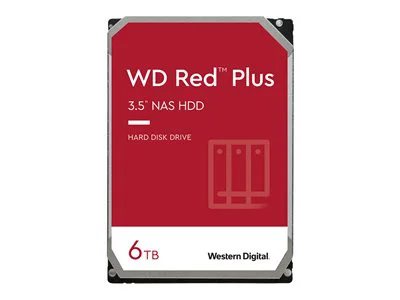 

WD Red Plus 6TB 256MB NAS Hard Drive 3.5"