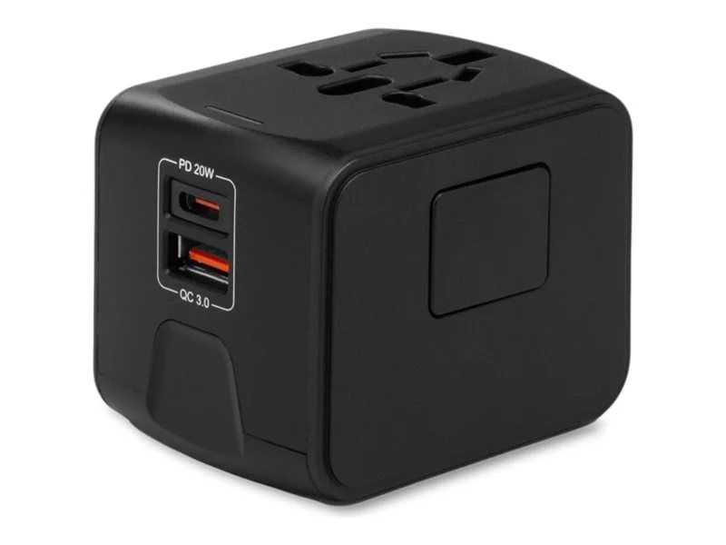 Cellairis International Travel Adapter USB-C + USB-A Wall Charger