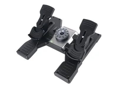 Logitech G Flight Rudder Pedals Professional Simulation Rudder Pedals with Toe Brake
